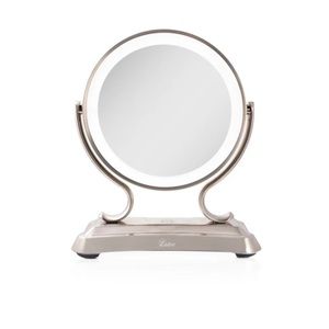Zadro® Glamour 1x/5x LED Vanity Mirror in Satin Nickel